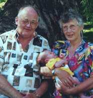 Two proud grandparents...