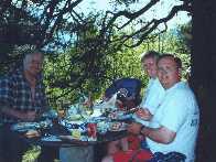Eating dinner with the family...