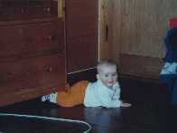 Having fun on the floor....